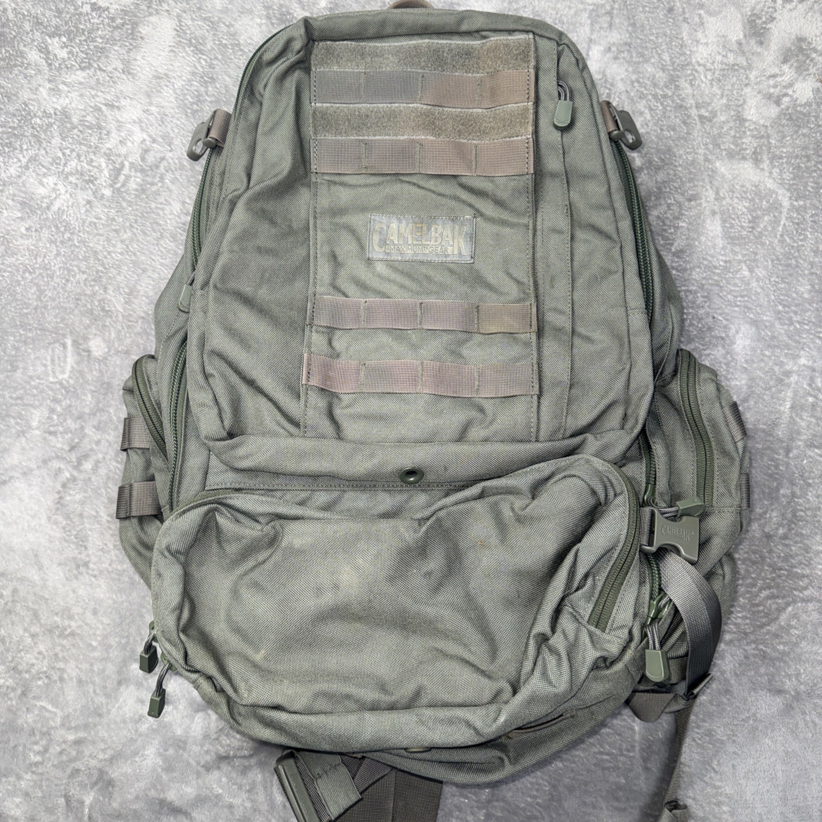 CAMELBAK Maximum Gear Tri Zip Backpack Cordura Great Green