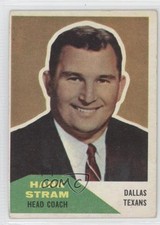 1960 Fleer Hank Stram #116 b7j