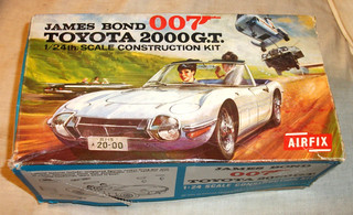 Airfix Toyota 2000GT. James Bond 007. Made in England. 1968. Very Rare.