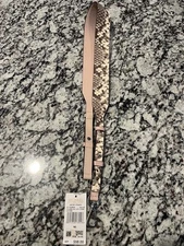 Michael Kors Leather Guitar Strap Python ~Snake(Ballet)~NWT!!!MSRP$98