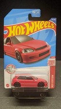 Hot Wheels 99 Honda Civic EK9 Type R Hatch Red Edition EG EF