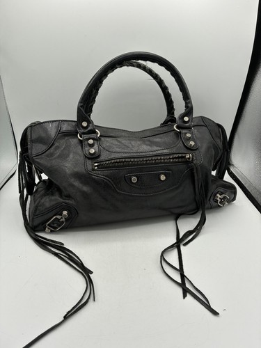 Balenciaga City Black • Authentic Early Run • 925 Plate • Lampo • See Details