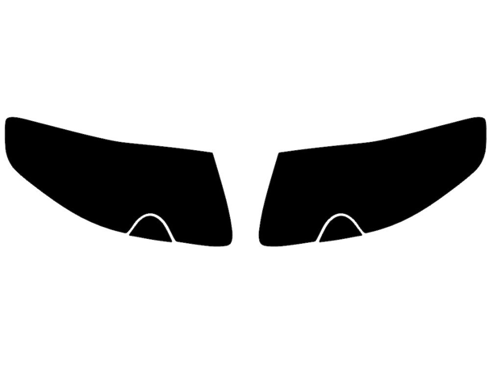 Rvinyl Headlight Tint Covers Fits Maserati Quattroporte 2005-2008 - 1