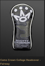 Scotty Cameron Camo Crown Collage Fairway Wood Headcover Confirmed Order Presale