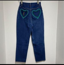 USED YVES SAINT LAURENT DENIM PANTS ACCEPTABLE