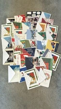 Christmas Cards Forty With Envelopes With Envelopes Stickers And Labels Unboxed