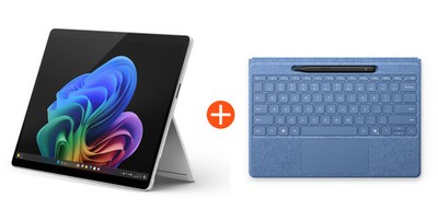 Microsoft Surface Pro (11. Edition) Copilot+ PC 13'' OLED 2in1 Platin Snapdrag...