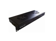 1U 19" Rack Fan Tray 2 Way 4 Way Roof Cooling Unit Server Cabinet Black