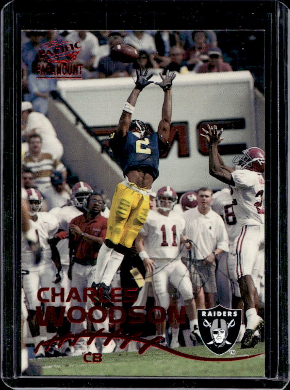Charles Woodson Pacific Paramount #127 Red