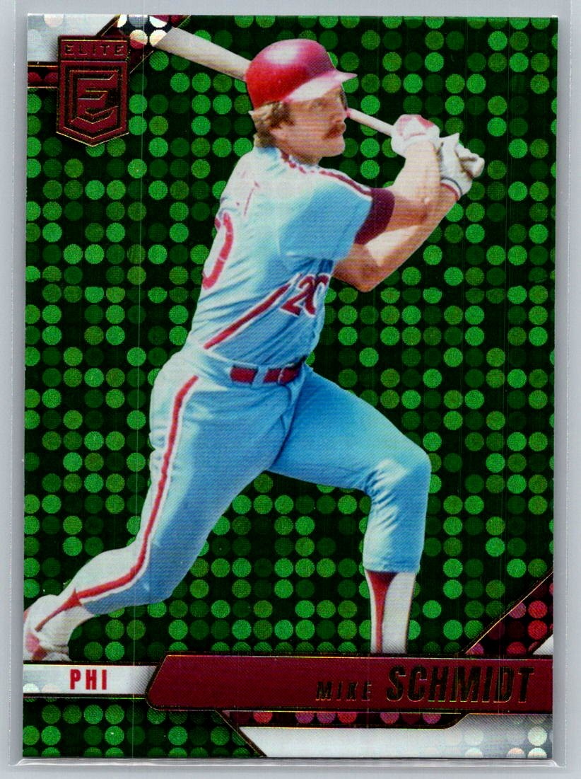2026 Donruss Elite #52 Mike Schmidt Green Disco