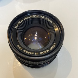 Konica 50mm f1.7 AR Hexanon Lens AR Mount - Cleaning Marks