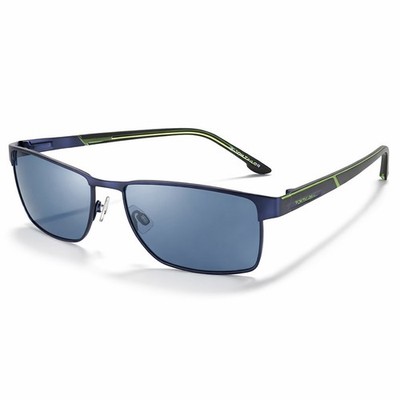 Tom Tailor Sonnenbrille 63925 187 Blau 57 mm Herren Metall Brillenfassung
