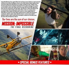Mission Impossible: The Final Reckoning DVD 2025   Action Thriller