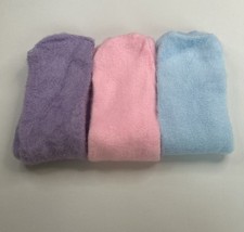 VTG 3 Pack Socks Women's Fuzzy Booties Mid-Calf Acrylic USA Size 9-11