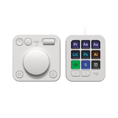 Logitech MX Creative Console 9 Customizable Keys Pale