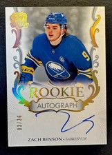 2023-24 Upper Deck The Cup Gold Rookie AUTOGRAPH #157 Zach Benson /36