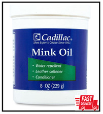 Mink Oil for Leather Boots Shoes - Waterproof Leather - Water Repellent Softener