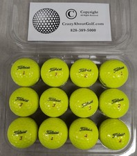 TITLEIST PRO V1X GOLF BALLS 5A MINT HIGH OPTIC YELLOW