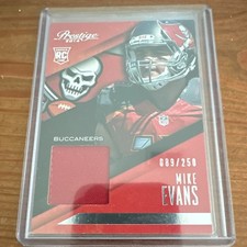 Panini 2014 Prestige Rookie Jumbo Jerseys Mike Evans Patch #ME/250 Buccaneers