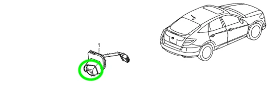 Honda Crosstour Rear View Backup Camera –  Camera Unit Only (2013–2015) - Image 4 of 4