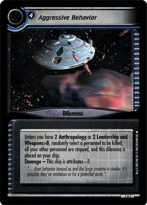 Aggressive Behavior - Second Edition - Star Trek CCG 2E