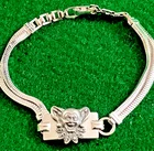 Fifty Funny Fellows Mobile, Al. Mardi Gras Krewe Favor 1956 Sterling Bracelet
