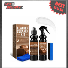 Leather Cleaner and Conditioner Kit, 5 Piece Leather Care Set for Purses Shoes