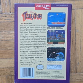 Capcom Disney's TaleSpin NES NTSC 1991 Manual Official Nintendo Seal Adventure