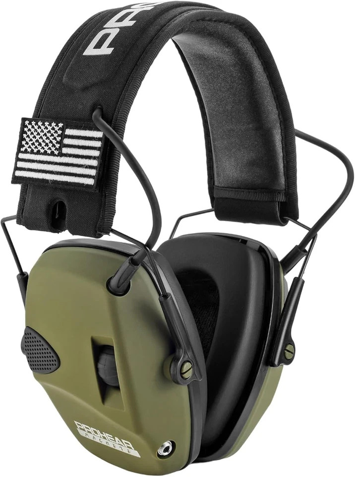 PROHEAR Electronic Ear Protection for Shooting with 4X Sound Amplification, Gun 
