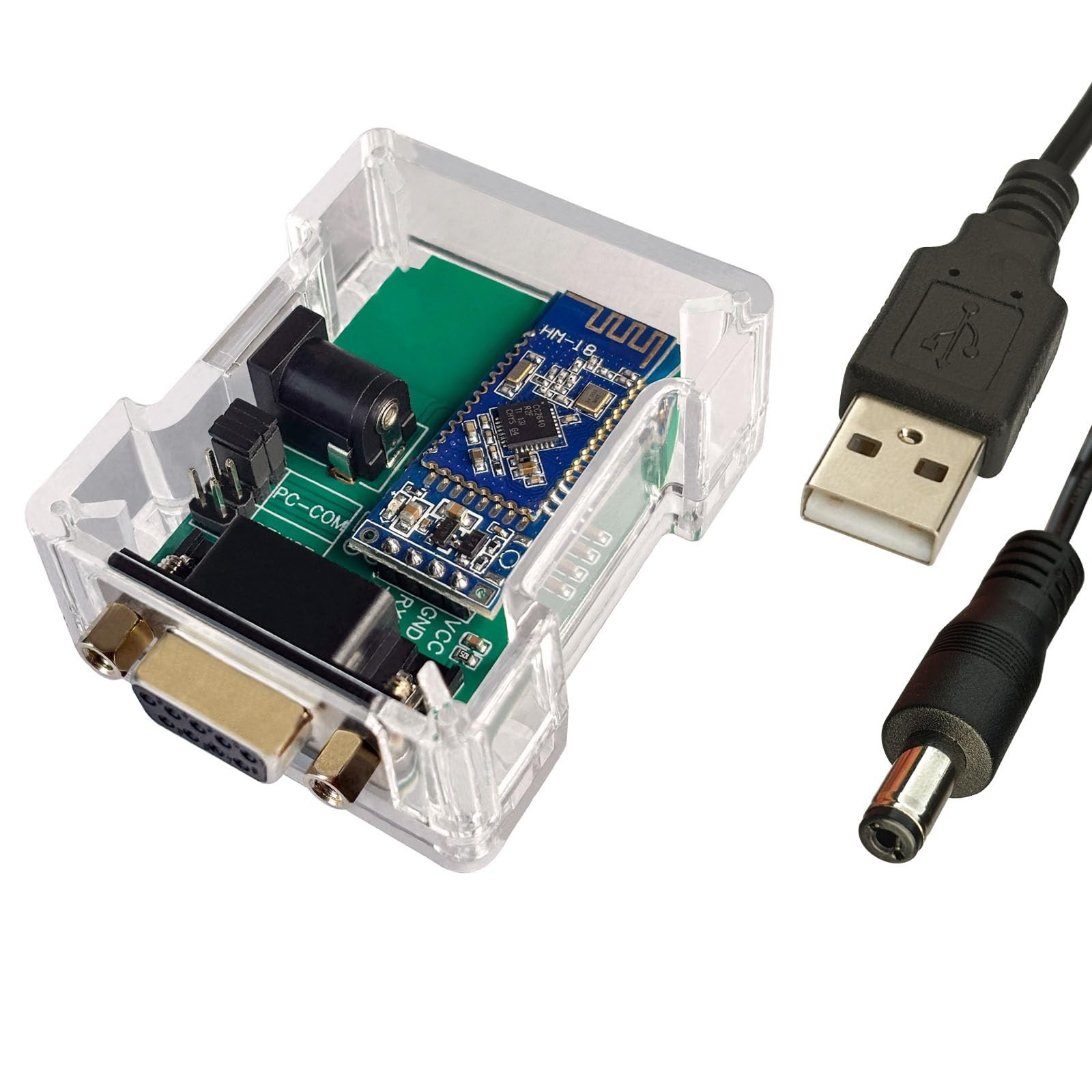 DSD TECH SH-B30-BLE - Adattatore da RS232 a Bluetooth 5.0, compatibile (u8Z)