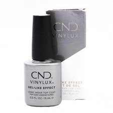CND Vinylux Gel-Like Effect ( Long Wear Top Coat) For Regular Lacquer NIB