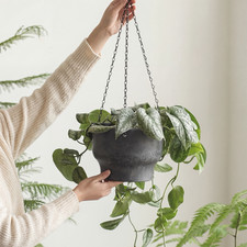 Hanging Basket Planter with Drain Hole