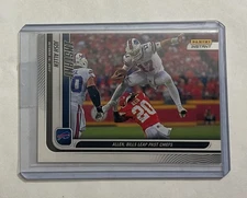 2022 Panini Instant Josh Allen Card #71 Buffalo Bills Hurdle over KC MVP PR 396