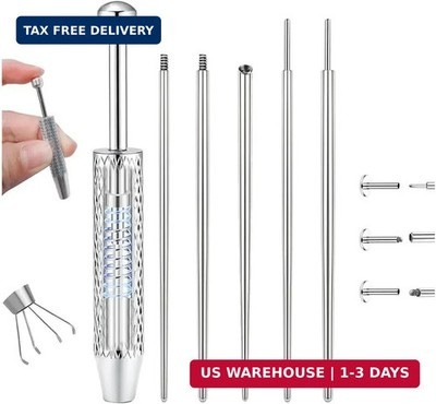 14G 16G 18G 20G Piercing Taper, Stainless Steel Threadless Insertion Pin Screw O
