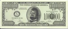 Ted DiBiase The Million Dollar Man Bill WWF WWE Pro Wrestling Novelty Currency