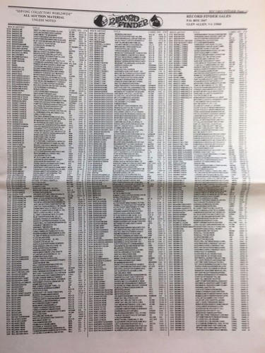 The RECORD FINDER - No.154 March-Apr 2002 - Hard To Find US Newspaper for Vinyl - Imagen 3 de 3