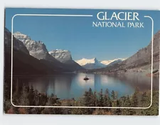 Postcard St. Mary Lake & Wild Goose Island Glacier National Park Montana USA