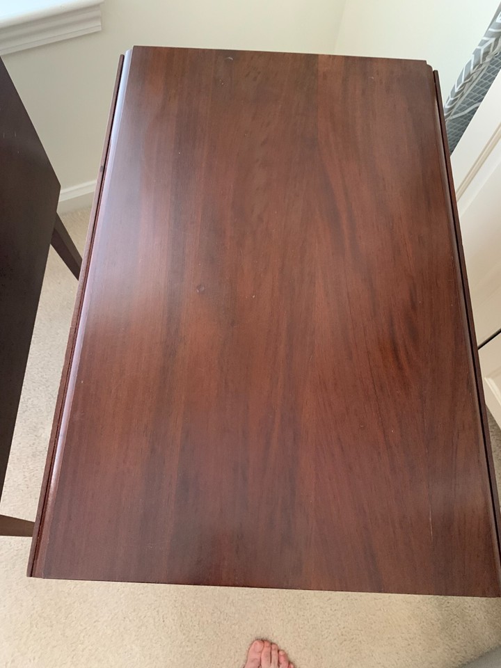 Pair Solid Mahogany Wood End Tables in Great Condition eBay