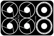 The Model Car Garage MCG-2102 Stock-car Disk Brake Rotors  1/24 - 1/25 scale