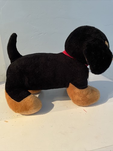 BABW PROMISE PETS Dachshund Weiner Dog 14” Soft Black Brown Puppy. - Picture 5 of 7
