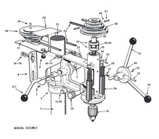 Original Startrite Mercury 5 Bench Drill Spares