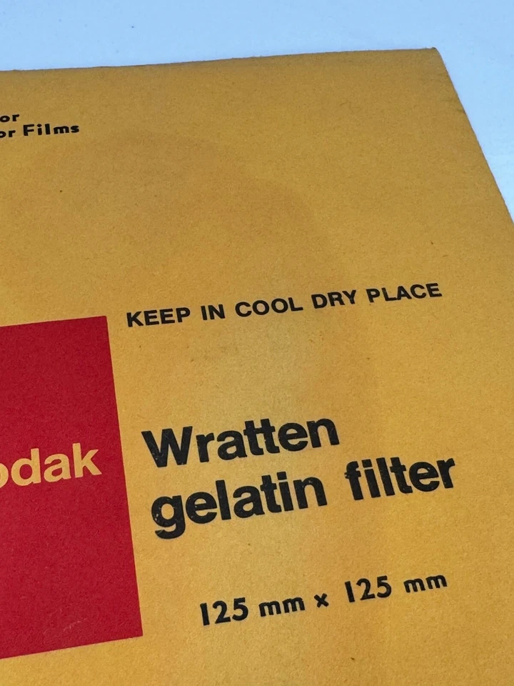 Kodak Wratten 80B Gelatin Filter 149-8880  125x125mm 5x5" Square - NEW Sealed - Image 4 of 4