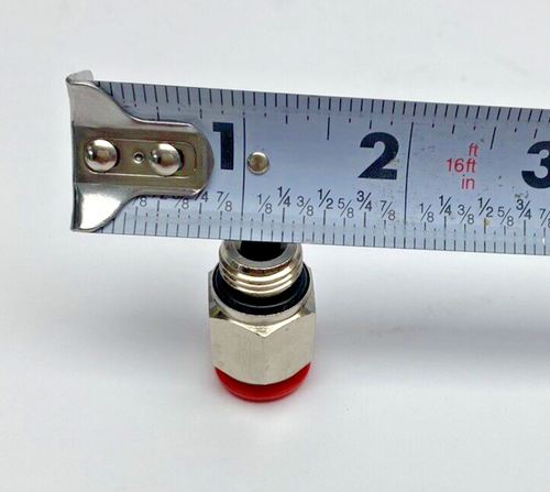 AIGNEP STRAIGHT MALE ADAPTOR (PARALLEL) 50000 RED SERIES 10-1/4" M.W R1 - Picture 9 of 10