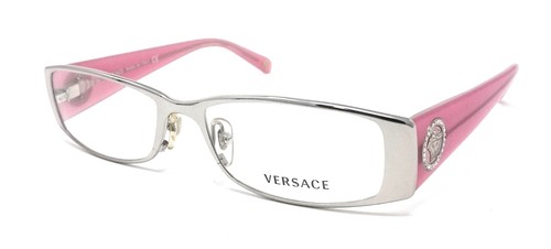 OCCHIALI DA VISTA DONNA VERSACE VE 1126 - B 1000 ARGENTO E ROSA STRASS |  eBay