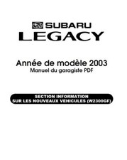 Revue technique Subaru LEGACY