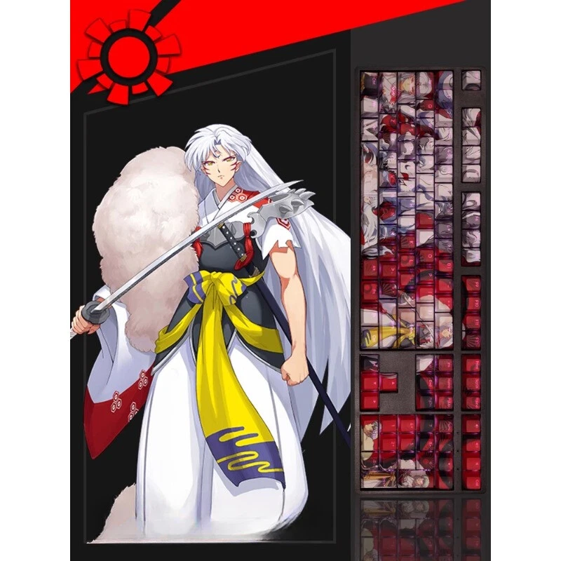 Sesshoumaru Keycap Translucent Animation Anime Inuyasha Creative Factory Height - Image 2 of 4