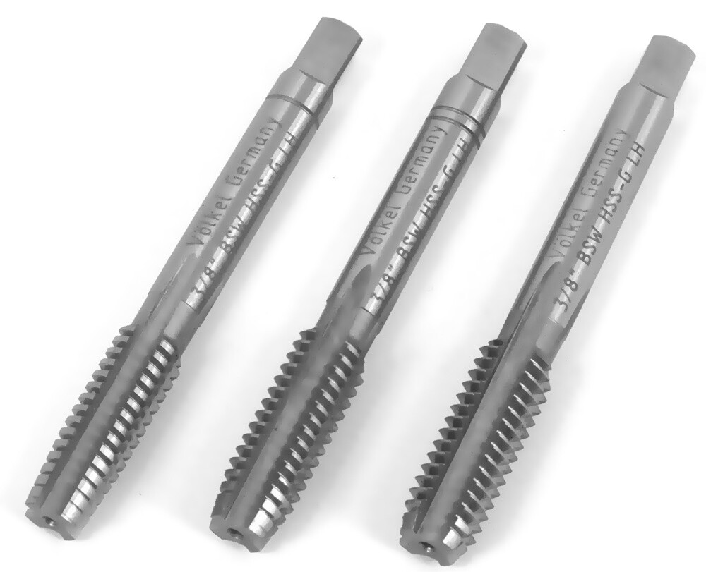 QUARKZMAN Gewindebohrer M14 X 1,5 Linksgewinde - HSS Gewindeschneider 32mm