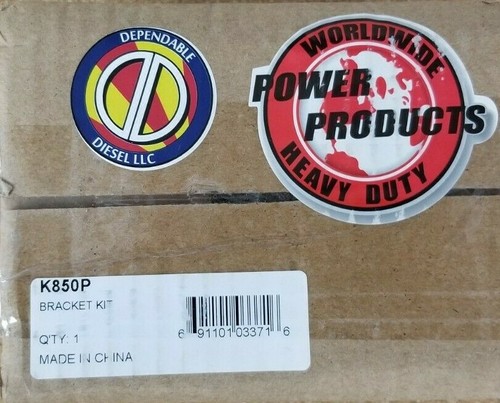 Power Products Tractor Trailer Mudflap Bracket Kit w/ Hardware Set PDC # K850P - Picture 2 of 6
