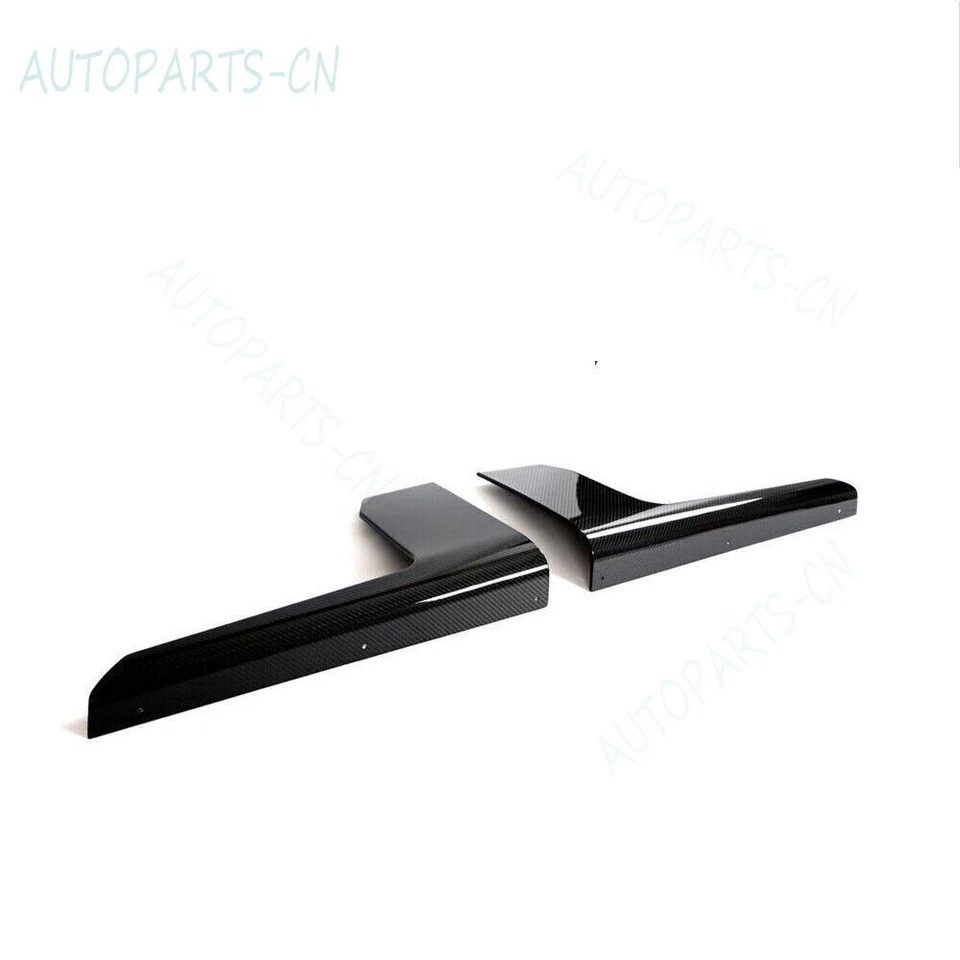 Удлинитель спойлер из сухого углеродного волокна для боковых юбок BMW M2 G87 2022-2024 - Изображение 2 из 4