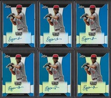 2018 Leaf Metal LYON RICHARDSON Blue Prismatic Auto RC /35 Reds 2nd Round Pick